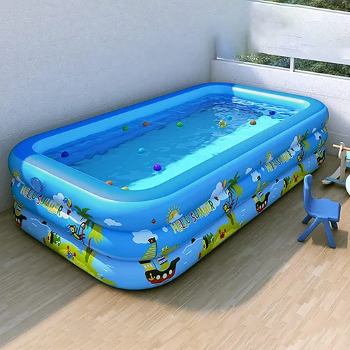 Miniatura 4 de con bomba inflable, piscinas familiares de tamaño completo, piscina inflable para niños, adultos, niños pequeños a partir de 3 años, al aire libre