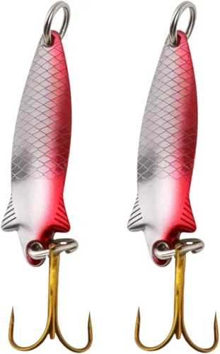 Miniatura 4 de 30 señuelos de pesca coloridos de metal giratorio, cebos de pececillo, cuchara de metal, cebos duros, anzuelos de pesca Crankbait, señuelos