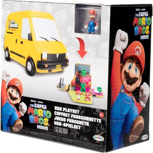 Miniatura 10 de LA PELÍCULA DE LOS SUPER MARIO BROS. – Set de Juego de Furgoneta con Figura Mini de Mario de 1.25