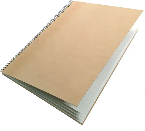 Miniatura 10 de Artway Enviro - Cuaderno de bocetos A3 encuadernado en espiral - Paisaje - 70 caras/35 páginas de papel reciclado de 6.00 oz/m² - Cuaderno de Blanco