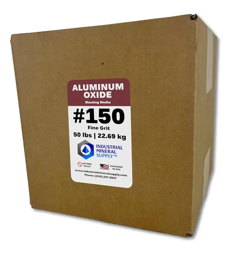 Miniatura 7 de Óxido de aluminio - 50 lbs. o 22.69 kg. - Medios abrasivos de chorro de arena para arenadores, pistolas de chorro de arena y cabinas de chorro