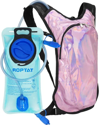 Miniatura 9 de Mochila de hidratación Roptat con bolsa de agua de 2L - Mochila de agua ligera con bolsa de agua para mujeres, hombres, correr, montar, andar