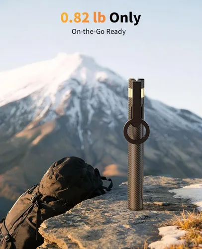 Miniatura 7 de Vimose Monopod - Trípode magnético para iPhone, mini trípode para selfie stick para Magsafe, trípode de viaje portátil giratorio de 360°, soporte