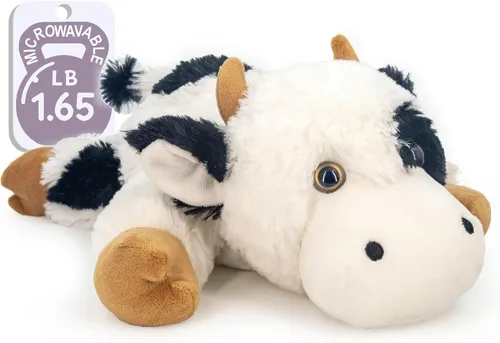 Miniatura 11 de Marysun Peluche de vaca de las Highlands para niños no apto para microondas marrón regalo para niñas y niños
