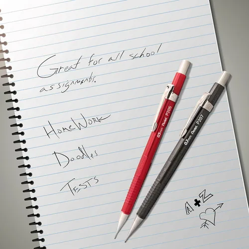 Miniatura 7 de Pentel Sharp - Portaminas mecánico, paquete de 3, cuerpos surtidos (1 de cada uno 0.5mm, 0.7mm, 0.9mm)