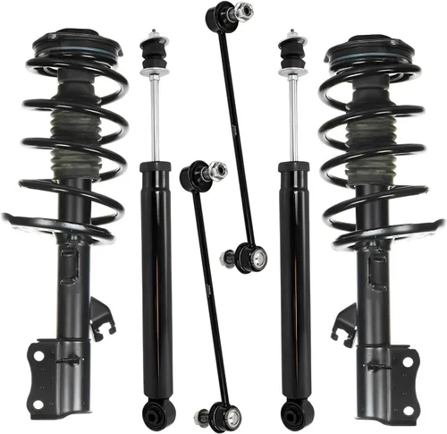Miniatura 44 de Detroit Axle - Kit de puntales delanteros de 6 piezas para Ford Escape 2014-2019, 2 puntales y muelles helicoidales, 2 enlaces de barra