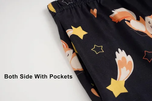 Miniatura 6 de Hupohoi Conjunto de pijama de conejito para niñas grandes, ropa de dormir de dibujos animados para invierno, diseño de conejo
