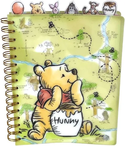 Miniatura 14 de Cuaderno de Disney de Minnie y Mickey Mouse, encuadernado en espiral, 144 páginas a rayas, 20 x 18 cm, Rojo