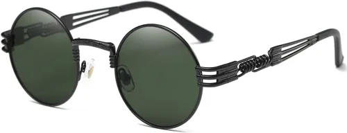Miniatura 40 de Dollger Gafas de sol redondas Steampunk con marco de metal