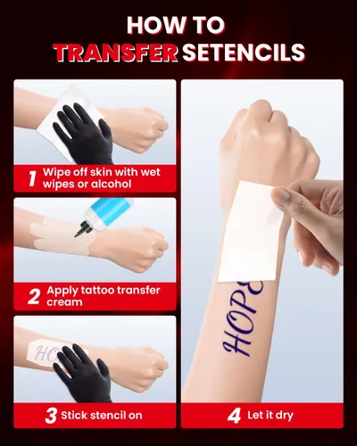 Miniatura 8 de COLORWING M08F - Impresora inalámbrica portátil de plantillas de tatuajes, máquina térmica sin tinta Bluetooth para plantillas de tatuajes con 10