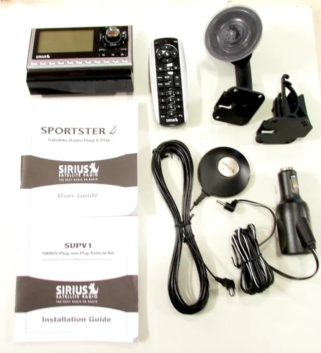 Miniatura 2 de SIRIUS Receptor de radio satelital Sportster 4 con kit de coche