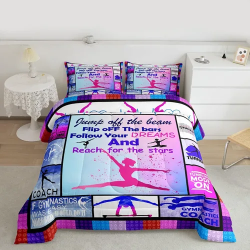 Miniatura 15 de Feelyou Juego de edredón de música rock para niños, edredón colorido con estampado de mariposas para niños y niñas, juego de ropa de cama de Multi