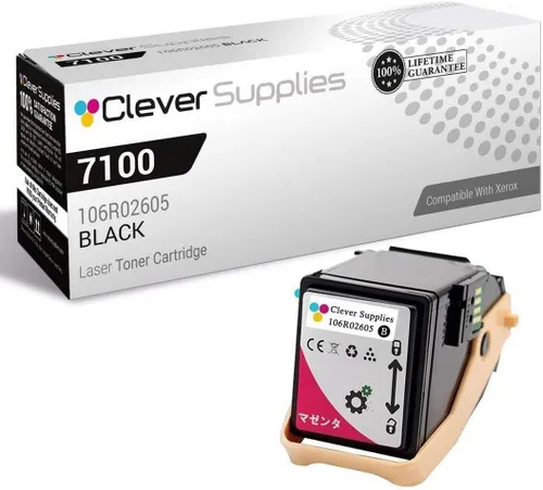 Miniatura 325 de CS compatible Xerox Phaser 6510/WorkCentre 6515 (106r03480) 2 cartuchos de tóner negro para Phaser 6510, WorkCentre 6515 2 negro