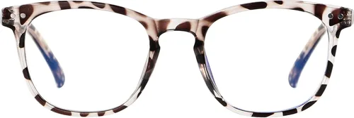 ANDWOOD - Gafas con bloqueo de luz azul para mujeres y hombres, para computadora, marco para cara pequeña, bloqueador de luz azul transparente