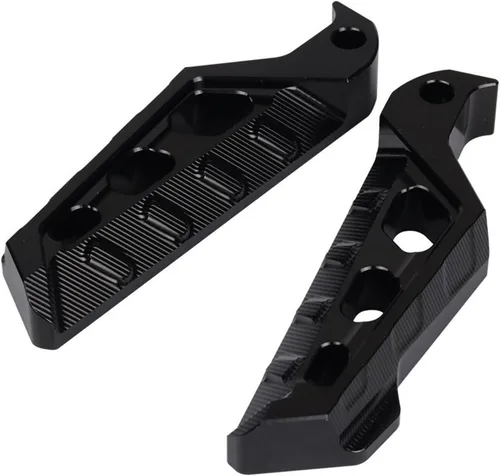 Miniatura 2 de Reposapiés trasero de motocicleta para Yamaha Xmax300 Xmax250 Xmax125 para Xmax 300 para X-Max 250 125 400 1 par de reposapiés de pasajero Negro