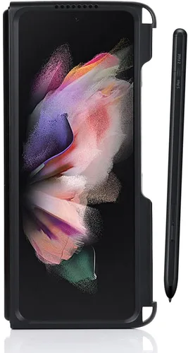 Miniatura 9 de Cavor Funda diseñada para Samsung Galaxy Z Fold 3 con soporte para bolígrafo S, protección de cuerpo completo, antiarañazos, anticaídas, resistente