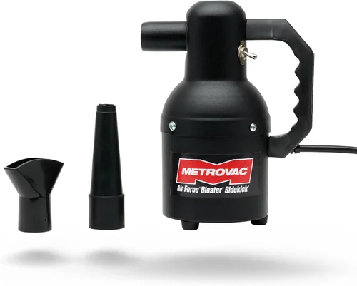 Miniatura 11 de METROVAC Air Force Blaster Sidekick Secador de Aire para Vehículo Pequeño o Motocicleta Metro Vacuum Hecho en EE.UU Negro - Velocidad única