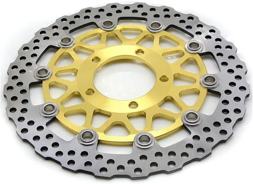 Para KAWASAKI para Z800 E Z1000 para ZX-10R para VERSYS 1000 ZX-14R ZG GTR ZZ-R 1400 ZX6R NINJA 636 ABS motocicleta disco delantero placa freno Oro
