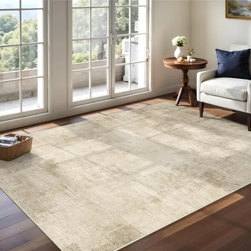 Miniatura 71 de zesthome Alfombras de 5 x 7 pulgadas - Alfombra lavable resistente a las manchas, alfombras modernas abstractas para sala de estar, dormitorio