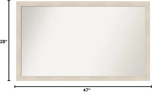 Miniatura 423 de Amanti Art Espejo personalizado, espejo estrecho de baño de oro blanco, espejo de pared o espejo de tocador de baño sobre el fregadero