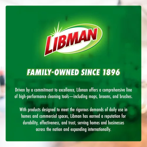 Miniatura 9 de Libman Sistema de fregona y cubeta Rinse 'n Wring, fregona de microfibra seca y húmeda para limpieza de pisos, madera dura, laminado, limpiador