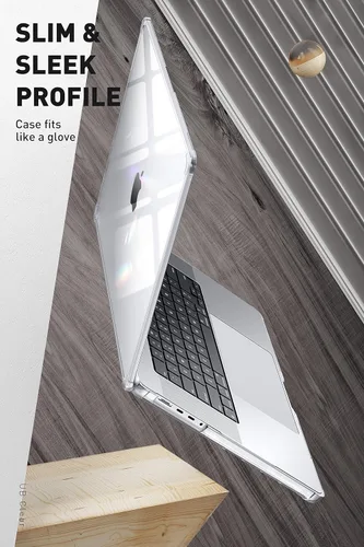 Miniatura 3 de SUPCASE Funda para MacBook Pro de 14 pulgadas versión 2021-2025 (Unicorn Beetle Clear), M5/M4/M3/M2/M1 Pro/Max Chip [antiarañazos] Funda delgada