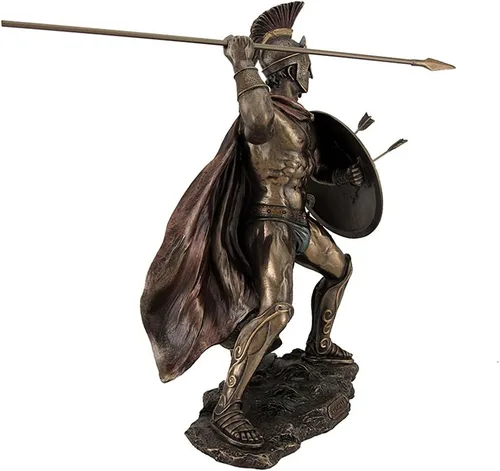 Miniatura 3 de Unicorn Studios WU76534B4 Rey Leónidas Guerrero griego de Esparta - Bronce