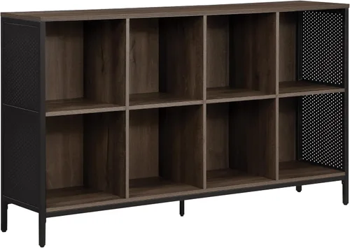 Miniatura 17 de OSP Home Furnishings Ace Librero Contemporáneo Moderno de Almacenamiento con Estantes, 2 Estantes, Acabado Ozark Ash