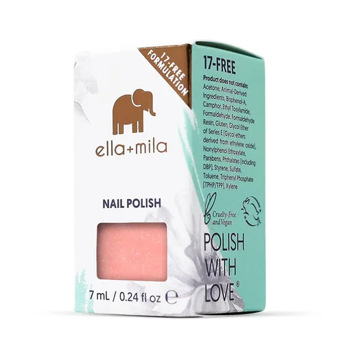Miniatura 9 de ella+mila Profesional, Secado Rápido, Larga Duración y Resistente a Astillas, Esmaltes de Uñas Me Collection (Cotton Candy - 0.24 fl oz)