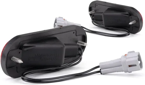Miniatura 5 de Para Toyota RAV4 1996 97 98 99 2000 Conjunto de luz de marcador lateral lado del conductor y del pasajero Par Trasero Rojo Reemplazo