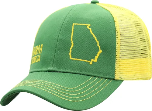 Miniatura 80 de John Deere Gorra de béisbol con logotipo y malla trasera con contraste, para hombre