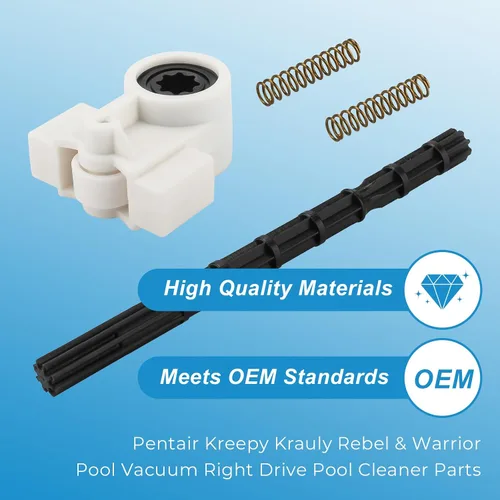 Miniatura 4 de Piezas de repuesto para limpiador de piscinas Pentair 360289 - Kit de accionamiento izquierdo, repuesto para Pentair Kreepy Krauly Rebel Warrior