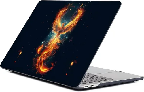 Miniatura 10 de para MacBook Pro de 13 Pulgadas Versión 2013-2015 Modelo A1425/A1502 Estuche para Computadora Negro, Estuche Rígido para Laptop de Patrón Premium
