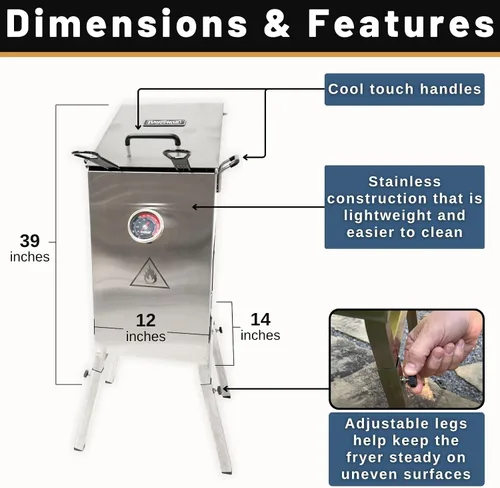 Miniatura 6 de Aottop Termómetro digital de acero inoxidable para la cocina, con lectura instantánea, sonda de medición larga, pantalla LCD, anticorrosión, ideal