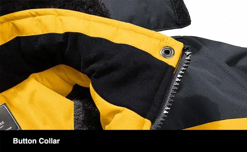 Miniatura 4 de MAGCOMSEN - Chaqueta de invierno para hombre, impermeable, abrigada, con forro polar y múltiples bolsillos