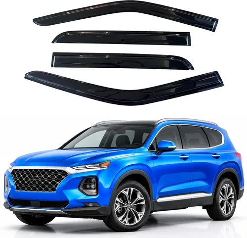 Miniatura 380 de Visor para ventana IG para Hyundai Venue 2020-2023, protector contra la lluvia, adhesivo extra duradero, deflector de viento para lado