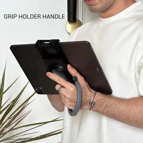 Miniatura 2 de Soporte para tableta: compatible con iPad, iPad mini y la mayoría de tabletas de 6 pulgadas a 13 pulgadas, soporte comercial ajustable con giro
