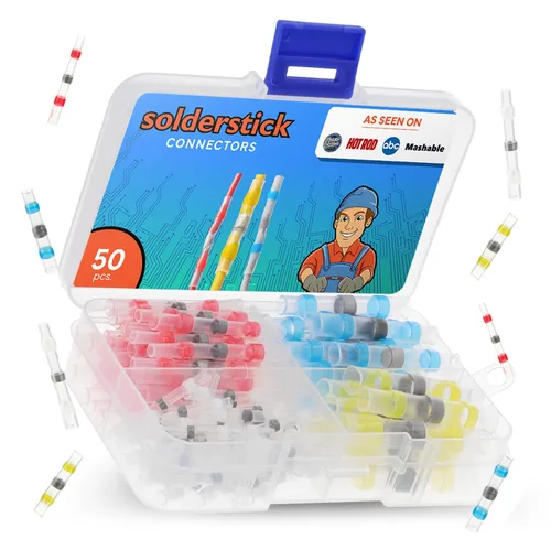 Miniatura 8 de Kit de Conectores de Cable de Sellado de Soldadura Impermeables, Conectores de Cable Termorretráctiles de Empalme de Alambre con Aislamiento