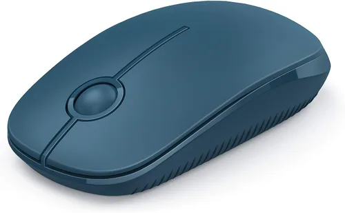 Miniatura 21 de VssoPlor Ratón Inalámbrico 2.4G, Ratón Portátil Delgado para Computadora Portátil con Receptor Nano, Ratón Óptico Silencioso para Notebook, PC