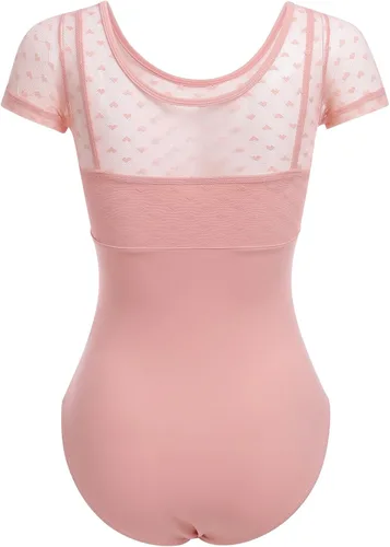 Miniatura 15 de AFAVOM Leotardos de ballet para mujeres adultas con estampado de flores de mariposa sin espalda, leotardos de gimnasia con brasier y prácticas