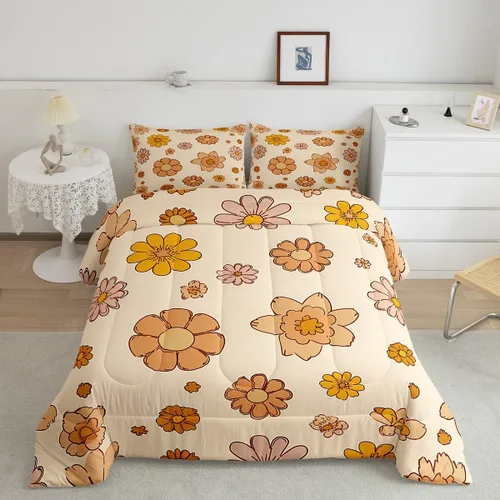 Miniatura 16 de Feelyou Juego de edredón de música rock para niños, edredón colorido con estampado de mariposas para niños y niñas, juego de ropa de cama de Multi