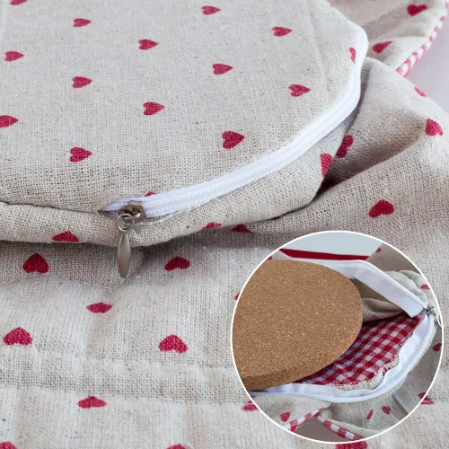 Miniatura 3 de 2 piezas de té aislado acogedor para tetera y calentador de hervidor de agua - a cuadros Rojo Plaid