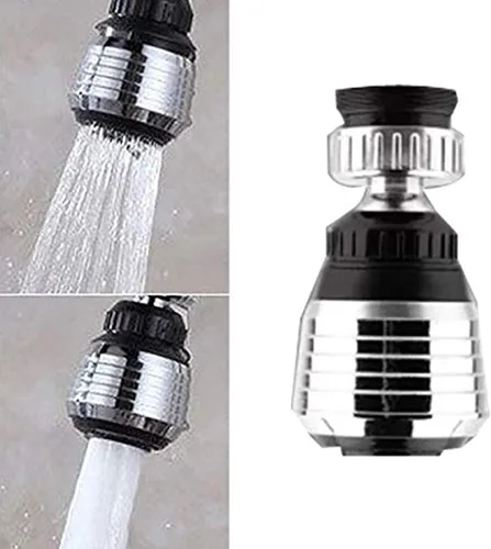 Adaptador de boquilla de grifo con filtro, aireador, difusor, ahorro de agua, giratorio de 360º, 1 pieza