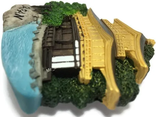 Miniatura 2 de WitnyStore Pequeñas ruinas de la iglesia de San Pablo Macao China Asia Oriental Atracciones turísticas Resina Imán de refrigerador Recuerdo