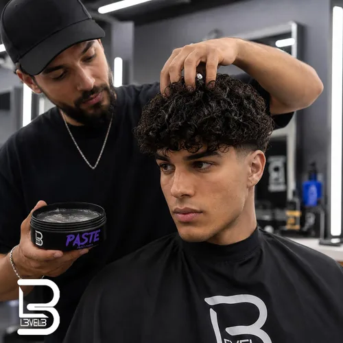 Miniatura 2 de L3 Pasta de cabello de nivel 3 para hombres, pasta de peinado de larga duración con acabado mate, añade volumen, textura y definición, infusión