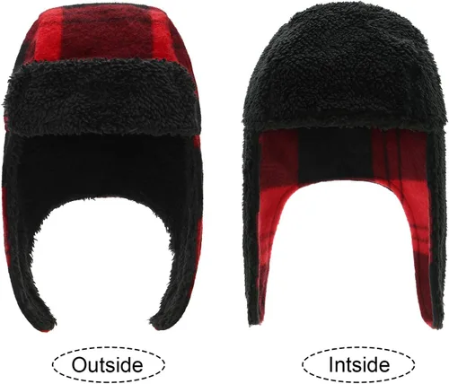 Miniatura 3 de Century Star Gorro de forro polar para bebé, gorro y manoplas de invierno para niños pequeños