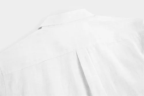 Miniatura 5 de Mens Casual Button Down Short Sleeve Guayabera Shirts Solid Lapel Cuban Camp Beach Tops