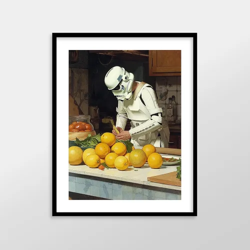 Miniatura 4 de Impresiones de Arte para Cocina de Star Wars - Impresión Giclée de Arte Fino Premium - Póster de Impresión Estético de Darth Vader Boba Fett Yoda