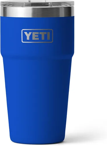 Miniatura 29 de YETI Rambler - Vaso apilable de 20 onzas, acero inoxidable, aislado al vacío con tapa MagSlider Verde mar
