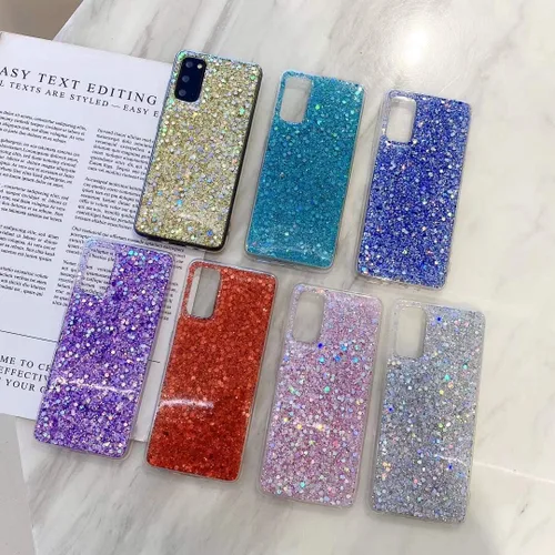 Miniatura 5 de Diseñada para Samsung Galaxy S22, con purpurina brillante para mujeres y niñas, bonita funda protectora de goma delgada para Galaxy S22 5G de 6.1